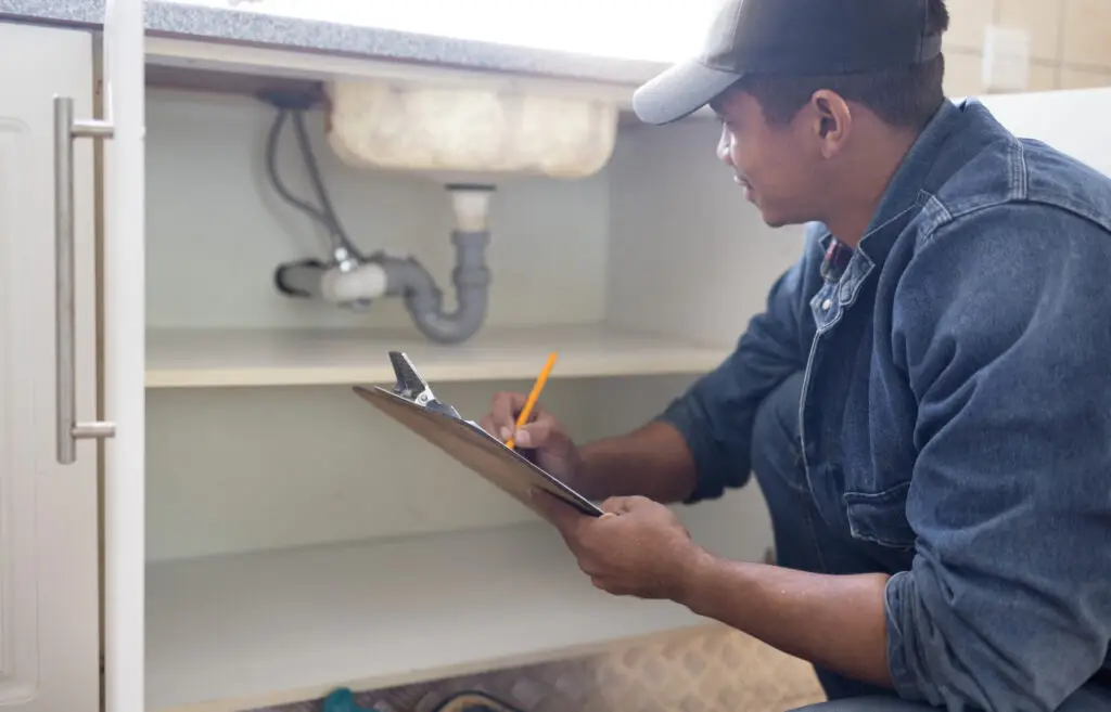 Home maintenance inspection in Toronto during a recurring service visit