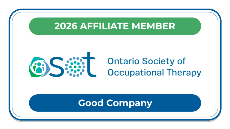 Good Company 2026 Affiliate Member of the Ontario Society of Occupational Therapists.