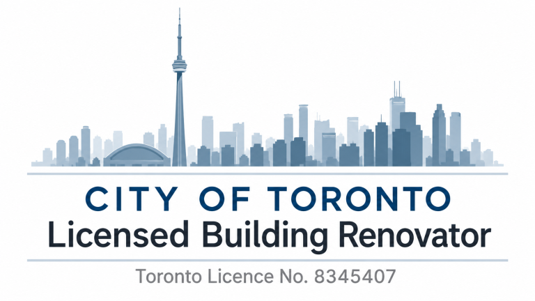 Good Company is a City of Toronto Licensed Building Renovator.